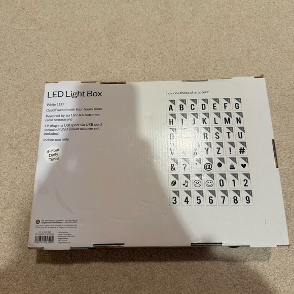 Room Essentials Custom LED Message Board - Picture 3 of 3